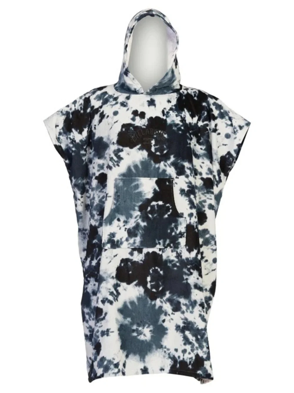 Billabong Tie-Dye Hooded Terry Poncho Cover-Up